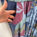 Fresh Produce  Midi Dress‎ Womens Medium Blue Floral Print Cotton Modal NEW Photo 4
