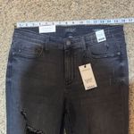 Judy Blue NEW  Skinny Fit Black Buffalo Plaid Patch Distressed Cuffed Jeans 30 Photo 9