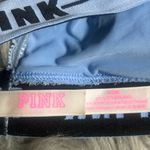 PINK - Victoria's Secret  Light Blue Bralette Triangle Lace Unlined T-back Sz M Photo 2