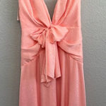 Katie May Katie‎ May Revolve Sway Zee Dress Size Large in Dusty Rose NWT Plunge Midi Photo 0