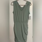 Nine West 🏷️💚 NWT Ruched Mint Green Mini Dress – Size M Photo 1
