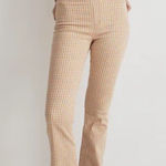 Madewell Pull-On Skinny Flare Jeans in Mini Check - Size 29 Photo 0
