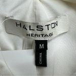 Halston Heritage  Champagne Shimmer Cocktail Dress Size M Photo 7