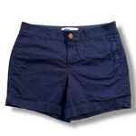 Old Navy  Womens Everyday Short Chino Khaki Summer Shorts Navy Blue Size 8 Photo 0