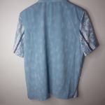 Popovitch Co. Sky Blue Aloha Shirt M Size M Photo 4