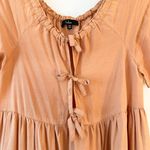 Lulus Tie Front Tiered Maxi Dress Photo 3