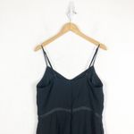 Anthropologie  Maeve Magdalena Jumpsuit Size 12 Black Sleeveless Classic Photo 11