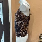 Karina Grimaldi  animal print spaghetti strap blouse Photo 3