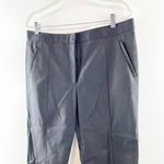 Tory Burch  High Rise Straight Leg Ankle Trouser Dress Pants Black 14 Photo 5