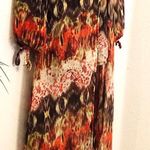Luxxel NWOT  sheer romper with maxi overlay. Sz S Photo 4