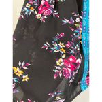 The Pioneer Woman 3/4 Sleeve Blouson Empire Tunic Top Womens Size XXL Semi Sheer Black Photo 7