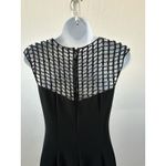 Pamela Roland Black Sweetheart Sequin Net Neckline Sexy Body Dress Sz: 4 (b35) Photo 3