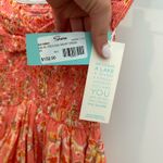 Shore Brand SHORE orange floral strapless romper  Photo 3