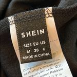 SheIn  Black Poly Knit Stretch Dress Size‎ Medium Photo 4