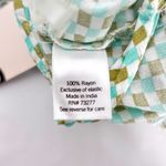 SO  Green Floral Bandana Crop Tank Top XS Photo 6