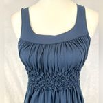 Max Studio grecian style midnight blue smocked empire waist jersey dress size XS Photo 1