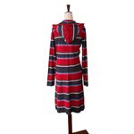 Esprit Y2K  long maxi hoodie in multi-color with button front Photo 8