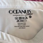 NWOT Oceanus Black and White Bikini Bottoms Hand Beaded SIZE XS Photo 2