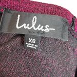 Lulus Dancing All Night Magenta Metallic Strapless Maxi Dress Womens Size XS Photo 8