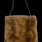 TERRY LEWIS Classic Luxuries Faux Fur Shoulder Bag Brown Photo 0
