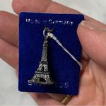 Sterling Silver Eiffel Tower Paris Souvenir Charm Pendant VTG Made In Germany Photo 1