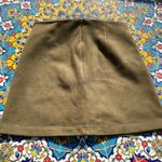Suede Tie Cargo Skirt Green Photo 2