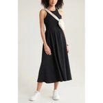 Zella Effortless Cutout Back Hybrid Dress in Black Size Large Photo 9