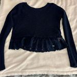 Abercrombie & Fitch Abercrombie lace sweater cropped top Photo 0