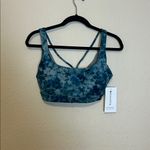 Athleta NWT  Exhale Printed Bra A-C Size Medium Photo 2