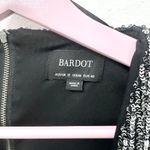 Bardot Sequin Long Sleeve Sparkle Dress Charcoal Sequin Size US 8 Photo 2