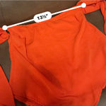 Pretty Little Thing  Orange Top - Women's US 6 - Detached Sleeves Photo 4
