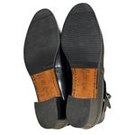 Tanino Crisci Black Leather Ankle Boots Size 37.5 Buckle Strap Made in Italy Photo 5