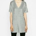 ZARA  Gray T-Shirt Dress Photo 0