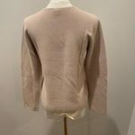 Uniqlo  Beige 3D Knit Cotton Sweater | Seamless Minimalist Crewneck Size XS Photo 3