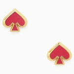 Kate Spade NEW  everyday‎ spade enamel studs, red and gold Photo 0