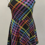 Pop Fit Bright Colors Black Razorback Active Dress Photo 0