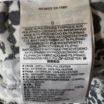 Banana Republic Animal Print Straight Leg Trousers Womens 0 Black White Glam Photo 5