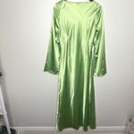 ASOS  DESIGN Light Green cut‎ out satin midi tea dress Photo 2