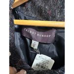 Talbot Runhof Metallic Ruched Draped Dress Long Sleeve Blue Women's 14 $1650 Size undefined Photo 2