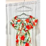 Badgley Mischka Floral Off-the-Shoulder Puff-Sleeve Sheath Dress Multi Women's 0 Photo 4