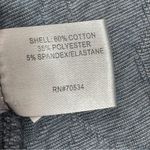 Orvis Floral Embroidery Quilted Quarter Zip Pullover Sweatshirt Blue Medium Photo 9