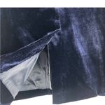 J.Crew Double Breasted Drapey Velvet Blazer Jacket Navy Twilight size 4 Photo 7