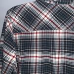 Carhartt Gray Red & White Mid Weight Flannel Button Front Long Sleeve Shirt XL Photo 7