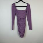 Princess Polly  | Charvi Long Sleeve Mini Dress Long Sleeve Purple Size 6 Photo 3