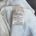 Thirty Thirty LA Skirt Mini Smocked Ruffles Cream Sz S Floral Dainty Coquette Red Photo 7