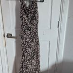 Forever 21  Black and Cream Floral Backless Dress Photo 1