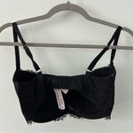 Victoria's Secret Victoria’s Secret Black Lace Dream Angels Laced Demi Bra 32 DDD/F Photo 2