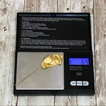 Head Vintage Unsigned Gold-tone Lady Figural Stick Brooch Photo 6