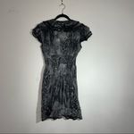 Moon River Animal Print Dress Black and Gray Size Large Photo 6