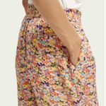 Scotch & Soda Scotch & Soda Gia Floral Mid-Rise Wide Leg Elasticated Trouser Pant Large Photo 3